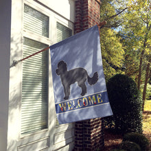 Load image into Gallery viewer, Black Maltipoo Welcome Flag Canvas House Size CK3761CHF