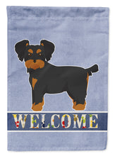 Load image into Gallery viewer, Morkie Welcome Flag Canvas House Size CK3762CHF