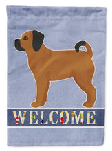 Load image into Gallery viewer, Puggle Welcome Flag Canvas House Size CK3769CHF