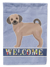 Load image into Gallery viewer, Fawn Puggle Welcome Flag Canvas House Size CK3770CHF