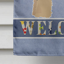 Load image into Gallery viewer, Schnoodle Welcome Flag Canvas House Size CK3772CHF