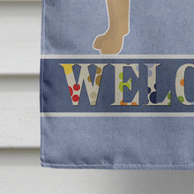 Load image into Gallery viewer, Shepherd Pit Mix #2 Welcome Flag Canvas House Size CK3776CHF