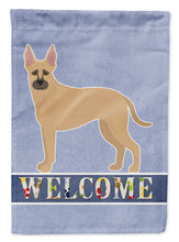 Load image into Gallery viewer, Shepherd Pit Mix #2 Welcome Flag Canvas House Size CK3776CHF