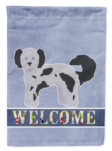 Load image into Gallery viewer, Shih Poo Welcome Flag Canvas House Size CK3778CHF