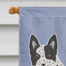 Load image into Gallery viewer, Texas Heeler Welcome Flag Canvas House Size CK3783CHF