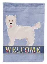 Load image into Gallery viewer, Westiepoo #2 Welcome Flag Canvas House Size CK3785CHF