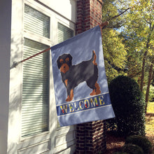 Load image into Gallery viewer, Yorkiepoo #1 Welcome Flag Canvas House Size CK3788CHF