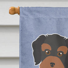 Load image into Gallery viewer, Yorkiepoo #1 Welcome Flag Canvas House Size CK3788CHF