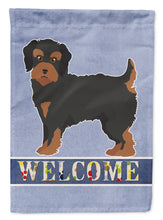 Load image into Gallery viewer, Yorkiepoo #1 Welcome Garden Flag - Outdoor Decorative Yard Flag CK3788GF