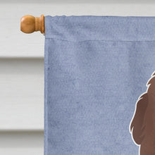 Load image into Gallery viewer, Bernedoodle #2 Welcome Flag Canvas House Size CK3792CHF