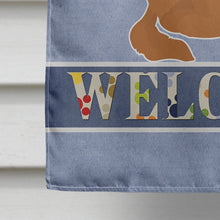Load image into Gallery viewer, Shih Poo #3 Welcome Flag Canvas House Size CK3797CHF