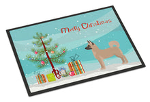 Load image into Gallery viewer, Akita Shepherd Christmas Tree Doormat - 24x36 Decorative Floor Mat – Indoor/Outdoor Rug with Artistic Flair CK3799JMAT