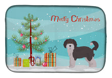 Load image into Gallery viewer, Aussiedoodle #1 Christmas Tree Dish Drying Mat – Absorbent, Artistic Kitchen Essentials CK3800DDM