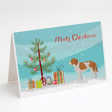 Load image into Gallery viewer, Beaglier #1 Christmas Tree Greeting Cards -  Blank Note Cards – 8-Pack of Artist-Designed Cards with Envelopes