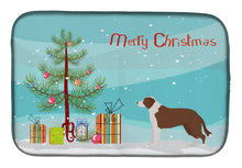 Load image into Gallery viewer, Borador Christmas Tree Dish Drying Mat – Absorbent, Artistic Kitchen Essentials CK3807DDM