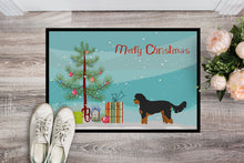 Load image into Gallery viewer, Black and Tan Cavapoo Christmas Tree Doormat - 24x36 Decorative Floor Mat – Indoor/Outdoor Rug with Artistic Flair CK3811JMAT