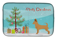Load image into Gallery viewer, Tan Chion Christmas Tree Dish Drying Mat – Absorbent, Artistic Kitchen Essentials CK3814DDM