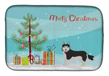 Load image into Gallery viewer, Corgi Husky Mix #2 Christmas Tree Dish Drying Mat – Absorbent, Artistic Kitchen Essentials CK3825DDM