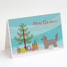 Load image into Gallery viewer, Doxiepoo Christmas Tree Greeting Cards -  Blank Note Cards – 8-Pack of Artist-Designed Cards with Envelopes