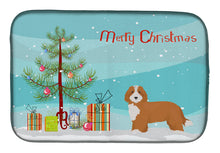 Load image into Gallery viewer, Doxiepoo #2 Christmas Tree Dish Drying Mat – Absorbent, Artistic Kitchen Essentials CK3827DDM