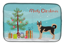 Load image into Gallery viewer, Gerberian Shepsky #2 Christmas Tree Dish Drying Mat – Absorbent, Artistic Kitchen Essentials CK3831DDM
