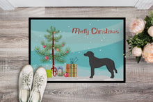 Load image into Gallery viewer, Black Goldador Christmas Tree Doormat - 24x36 Decorative Floor Mat – Indoor/Outdoor Rug with Artistic Flair CK3837JMAT