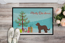 Load image into Gallery viewer, Brown Goldendoodle Christmas Tree Doormat - 24x36 Decorative Floor Mat – Indoor/Outdoor Rug with Artistic Flair CK3838JMAT