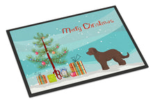 Load image into Gallery viewer, Brown Goldendoodle Christmas Tree Doormat - 24x36 Decorative Floor Mat – Indoor/Outdoor Rug with Artistic Flair CK3838JMAT