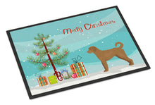 Load image into Gallery viewer, Tan Labradoodle Christmas Tree Doormat - 24x36 Decorative Floor Mat – Indoor/Outdoor Rug with Artistic Flair CK3846JMAT