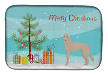 Load image into Gallery viewer, Tan Longdog Christmas Tree Dish Drying Mat – Absorbent, Artistic Kitchen Essentials CK3848DDM