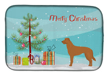 Load image into Gallery viewer, Lurcher #2 Christmas Tree Dish Drying Mat – Absorbent, Artistic Kitchen Essentials CK3851DDM