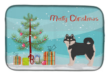 Load image into Gallery viewer, Pomsky #1 Christmas Tree Dish Drying Mat – Absorbent, Artistic Kitchen Essentials CK3861DDM