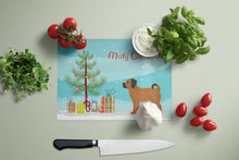 Load image into Gallery viewer, Puggle Christmas Tree Glass Cutting Boards – Durable, Decorative Kitchen Art Large CK3863LCB