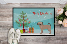 Load image into Gallery viewer, Fawn Puggle Christmas Tree Doormat - 24x36 Decorative Floor Mat – Indoor/Outdoor Rug with Artistic Flair CK3864JMAT
