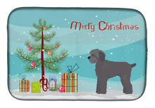 Load image into Gallery viewer, Grey Schnoodle Christmas Tree Dish Drying Mat – Absorbent, Artistic Kitchen Essentials CK3865DDM