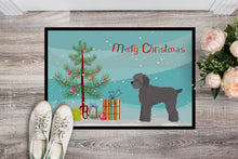 Load image into Gallery viewer, Grey Schnoodle Christmas Tree Doormat - 24x36 Decorative Floor Mat – Indoor/Outdoor Rug with Artistic Flair CK3865JMAT