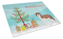 Load image into Gallery viewer, Sheepadoodle Christmas Tree Glass Cutting Boards – Durable, Decorative Kitchen Art Large CK3867LCB