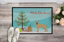 Load image into Gallery viewer, Shepherd Pit Mix #2 Christmas Tree Doormat - 24x36 Decorative Floor Mat – Indoor/Outdoor Rug with Artistic Flair CK3870JMAT