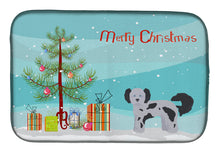 Load image into Gallery viewer, Shih Poo Christmas Tree Dish Drying Mat – Absorbent, Artistic Kitchen Essentials CK3872DDM