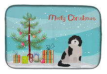 Load image into Gallery viewer, Cavachon #3 Christmas Tree Dish Drying Mat – Absorbent, Artistic Kitchen Essentials CK3888DDM