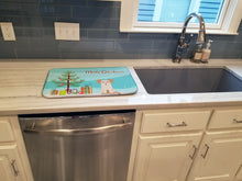 Load image into Gallery viewer, Morkie #3 Christmas Tree Dish Drying Mat – Absorbent, Artistic Kitchen Essentials CK3889DDM