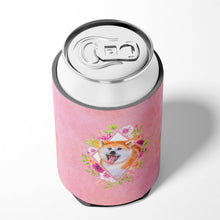 Load image into Gallery viewer, Akita Pink Flowers Can or Bottle Hugger CK4111CC