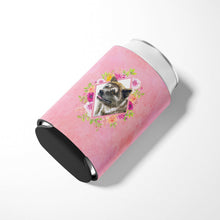 Load image into Gallery viewer, Akita Pink Flowers Can or Bottle Hugger CK4113CC