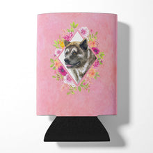 Load image into Gallery viewer, Akita Pink Flowers Can or Bottle Hugger CK4113CC