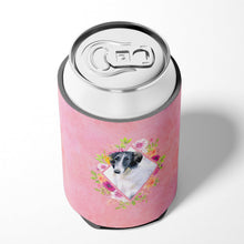 Load image into Gallery viewer, Borzoi Pink Flowers Can or Bottle Hugger CK4122CC