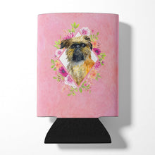 Load image into Gallery viewer, Brussels Griffon Pink Flowers Can or Bottle Hugger CK4123CC