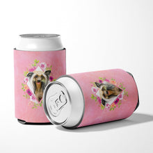 Load image into Gallery viewer, Chinese Crested Pink Flowers Can or Bottle Hugger CK4130CC