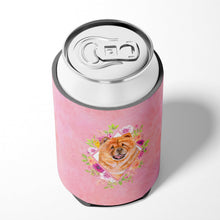 Load image into Gallery viewer, Chow Chow #1 Pink Flowers Can or Bottle Hugger CK4131CC