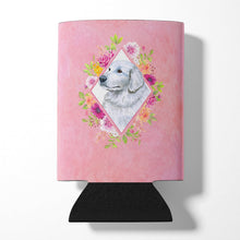 Load image into Gallery viewer, Great Pyrenees Pink Flowers Can or Bottle Hugger CK4160CC
