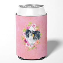 Load image into Gallery viewer, Papillon Pink Flowers Can or Bottle Hugger CK4165CC